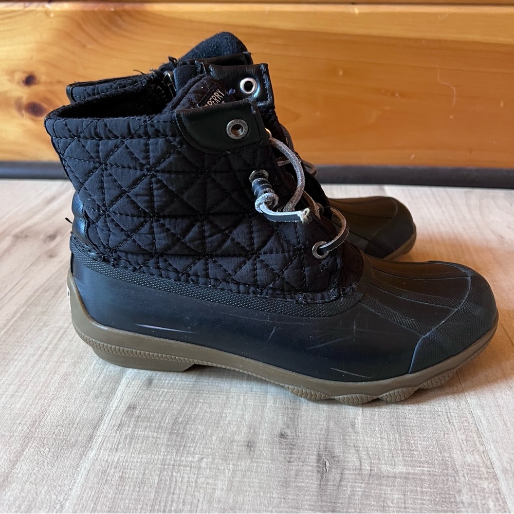 Sperry Quilted Weatherproof Rubber Boots